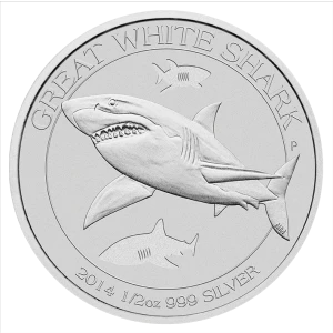 2014 1/2oz Perth Mint Silver Australian Great White Shark (2)