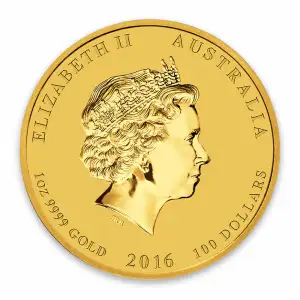 2016 1oz Australian Perth Mint Gold Lunar II: Year of the Monkey (2)