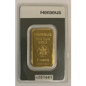 1oz Heraeus Minted Gold Bar (2)