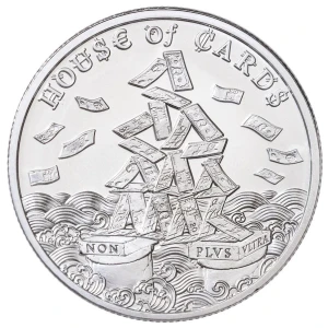 2022 2oz Nuie The Awakening House of Cards Round Silver Coin (2)