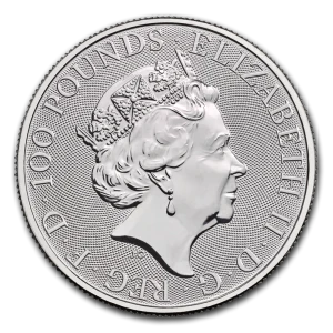 2019 Great Britain 1 oz Platinum Queen's Beasts The Bull (2)