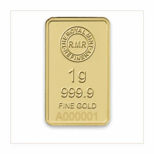 1g Royal Mint Refinery Minted Gold Bar (3)